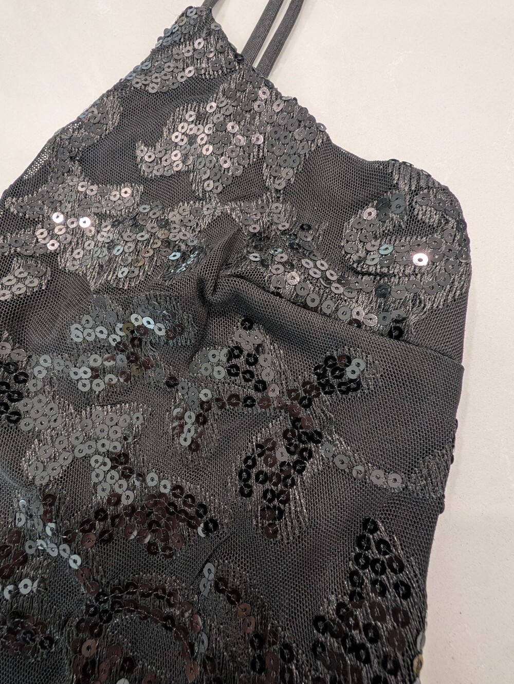 Winsor Black Sequin Mini Cocktail Dress - Picture 14 of 14